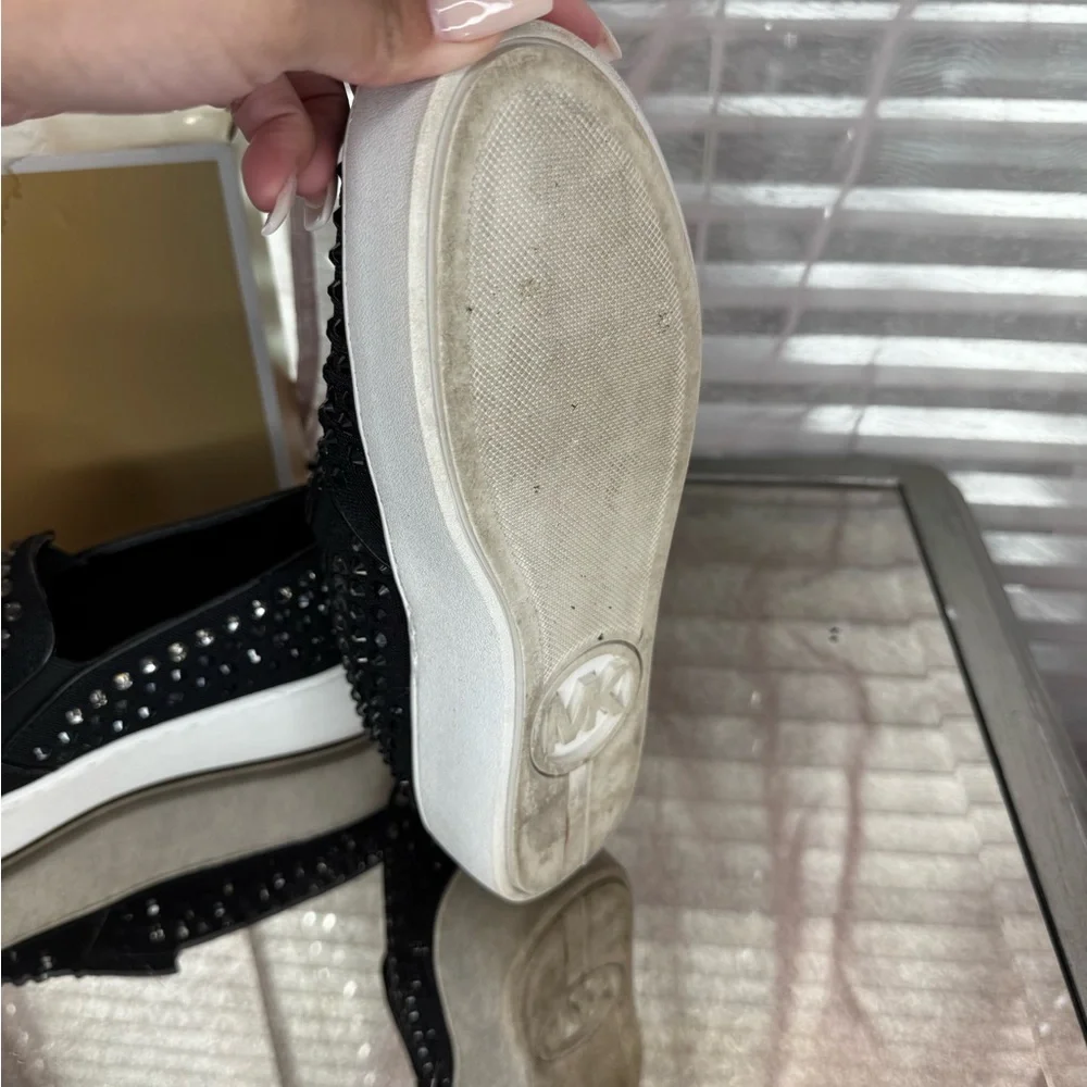 Michael Kors Black Slip-On Women’s Shoes - Picture 4 of 8